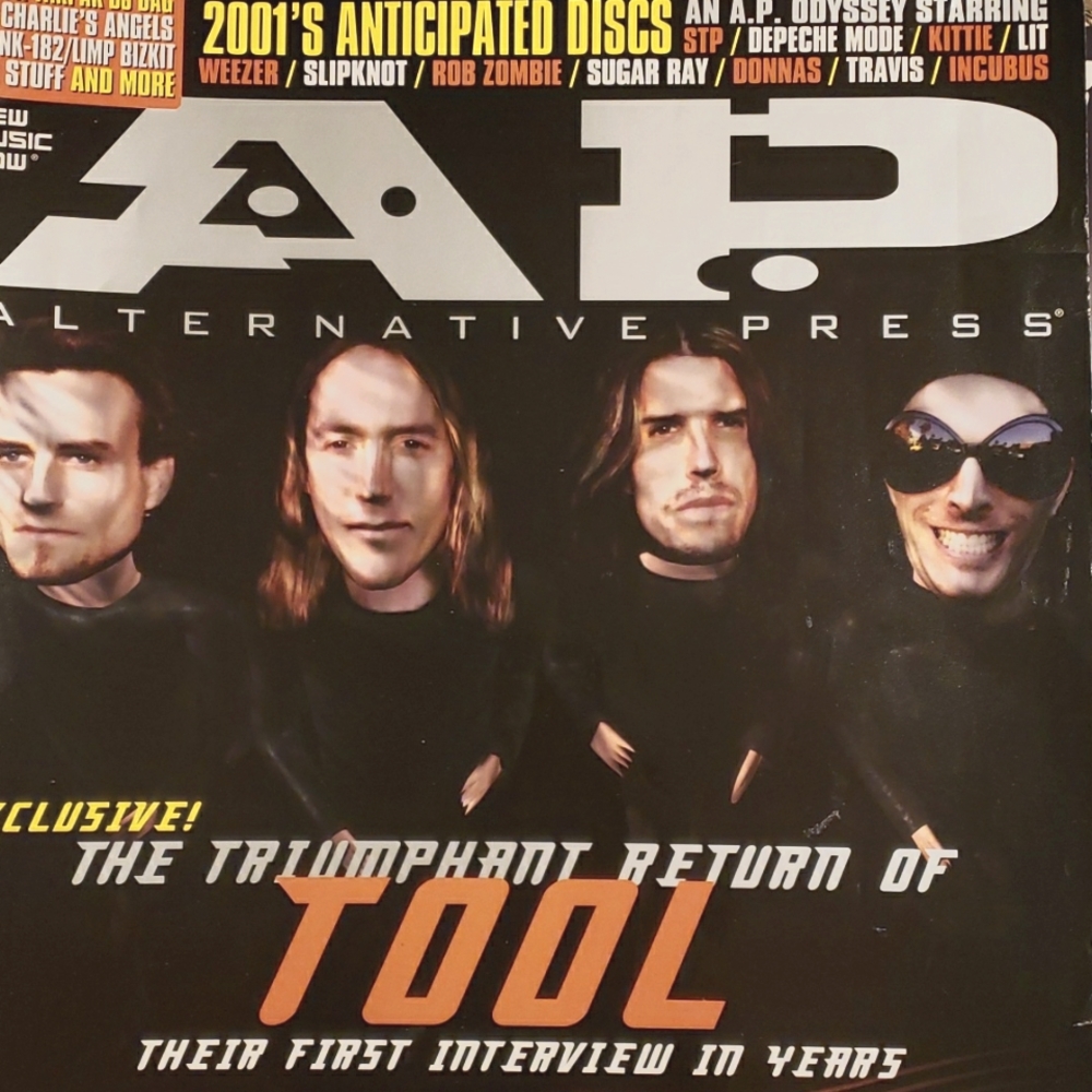 AP Alternative Press magazine, TOOL cover story, January 2001